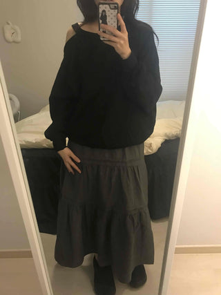 Daily Loose Fit Long Drop Shoulder Sweatshirt
