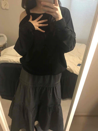 Daily Loose Fit Long Drop Shoulder Sweatshirt