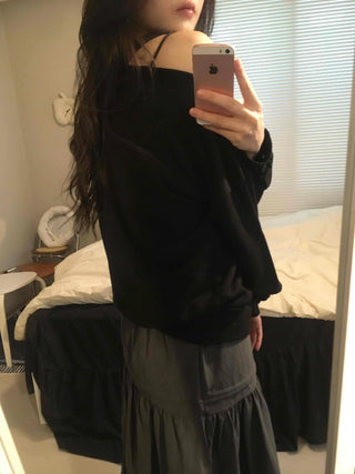 Daily Loose Fit Long Drop Shoulder Sweatshirt