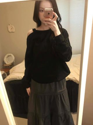 Daily Loose Fit Long Drop Shoulder Sweatshirt