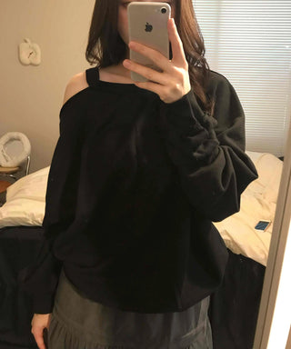 Daily Loose Fit Long Drop Shoulder Sweatshirt