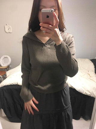 Soft Cozy V-Neck Loose Fit Knit