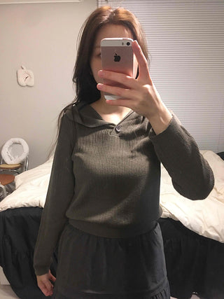Soft Cozy V-Neck Loose Fit Knit