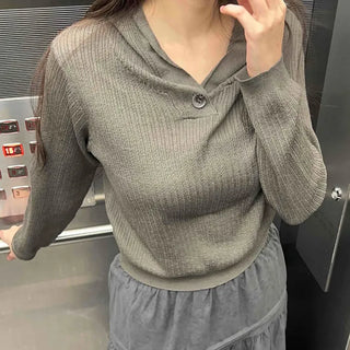 Soft Cozy V-Neck Loose Fit Knit