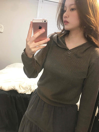 Soft Cozy V-Neck Loose Fit Knit