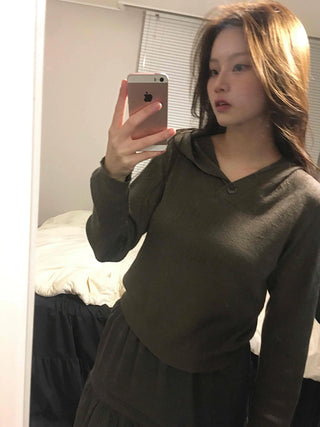 Soft Cozy V-Neck Loose Fit Knit