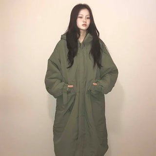 Balloon Fit Big Pocket Long Oversized Field Jacket