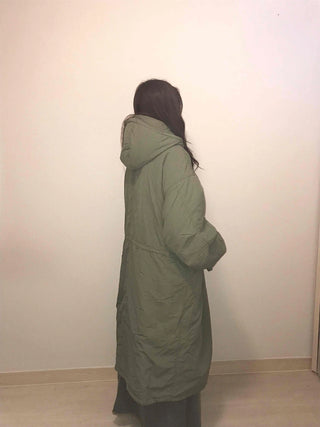 Balloon Fit Big Pocket Long Oversized Field Jacket