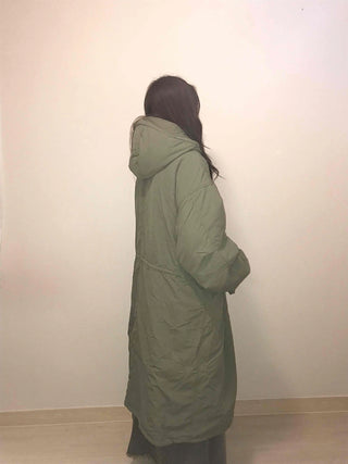 Balloon Fit Big Pocket Long Oversized Field Jacket