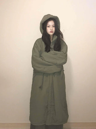 Balloon Fit Big Pocket Long Oversized Field Jacket