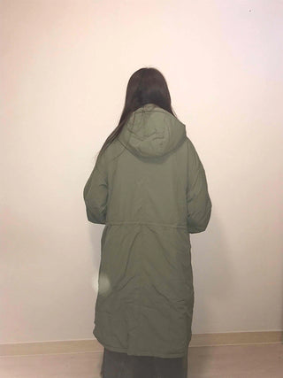 Balloon Fit Big Pocket Long Oversized Field Jacket