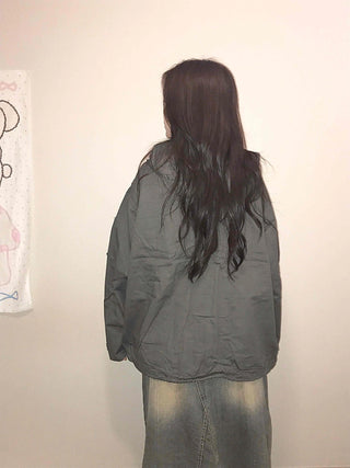 Padded Quilted Boxy Fit Midi Field Jacket
