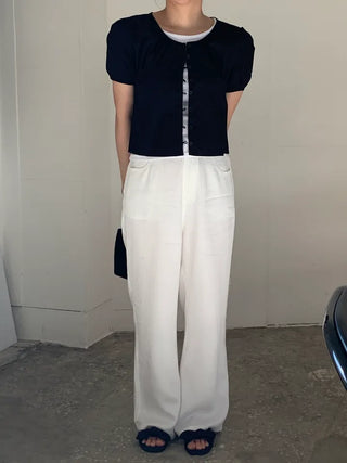 Bella Basic Round Neck Short Sleeve T-shirt