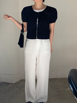 Bella Basic Round Neck Short Sleeve T-shirt