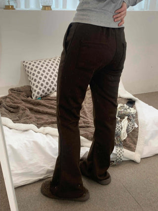 Cozy Fleece Soft Bootcut Training Pants