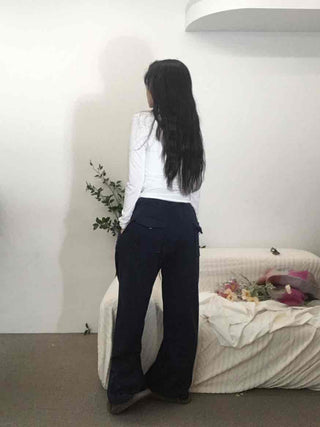 Pigment Drawstring Super Wide Training Pants