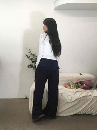 Pigment Drawstring Super Wide Training Pants