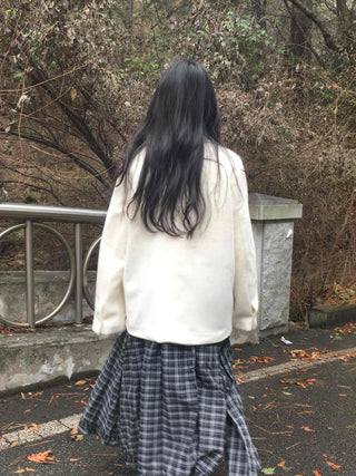 French Angora Knit Cardigan Coat