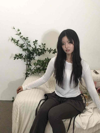 Frill Skirt Layered Flare Leggings