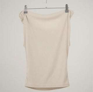 Dani Drape Off-shoulder Short Sleeve Tee