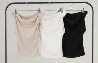 Dani Drape Off-shoulder Short Sleeve Tee