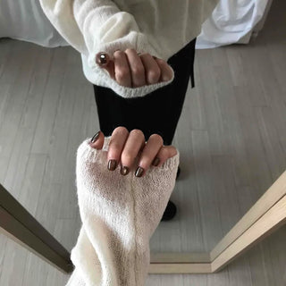 Airy Boat Neck Loose Fit See-through Knit