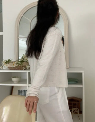Lea Round Semi-Crop Cardigan