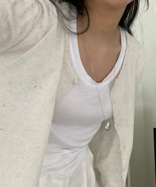 Lea Round Semi-Crop Cardigan