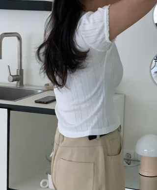 Shino Carpenter Patch Cotton Wide Pants