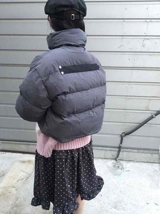 Street Mood Oversized Cropped Short Padded Jacket