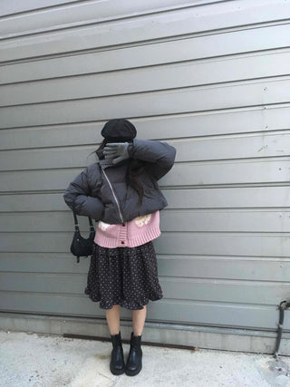 Street Mood Oversized Cropped Short Padded Jacket