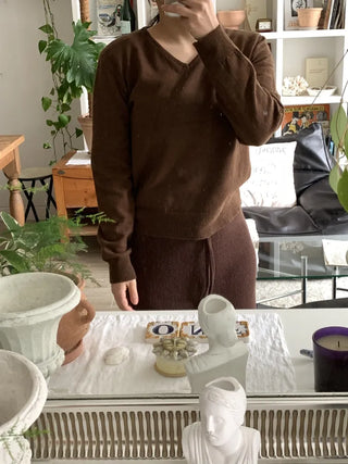 Daily Cozy V-Neck Loose Fit Knit