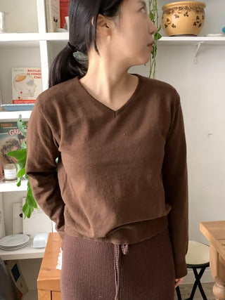 Daily Cozy V-Neck Loose Fit Knit