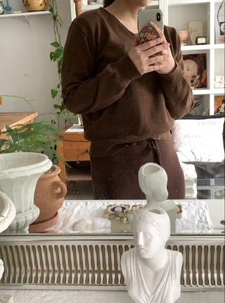 Daily Cozy V-Neck Loose Fit Knit