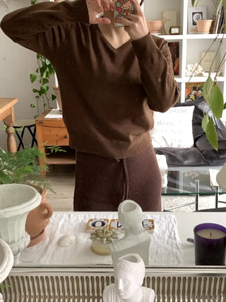 Daily Cozy V-Neck Loose Fit Knit