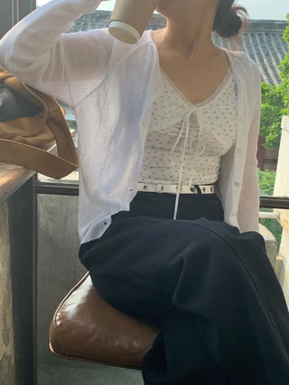 Kiru Lace Flower Short Sleeve T-shirt