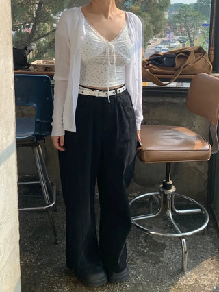 Kiru Lace Flower Short Sleeve T-shirt