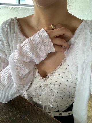 Kiru Lace Flower Short Sleeve T-shirt