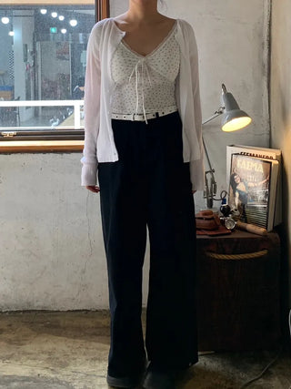 Kiru Lace Flower Short Sleeve T-shirt
