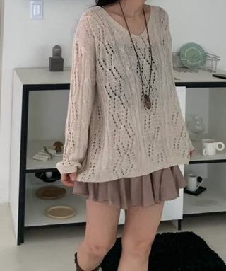 Maze frill flare mini skirt