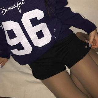 Minimal Slim Fit High-Waisted Elastic Shorts