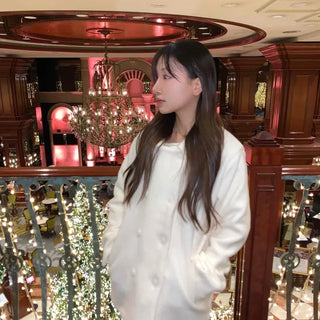 Soft Fluffy Shalcolar Belt Setup Coat