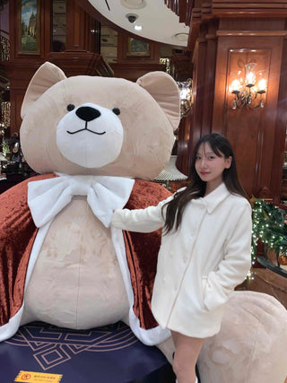 Soft Fluffy Shalcolar Belt Setup Coat