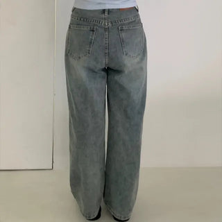 Donna Semi-Wide Denim Pants