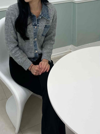 High-waisted Semi-bootcut Slim Slacks