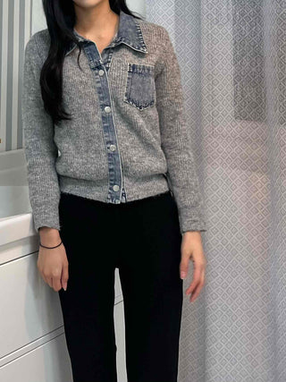 High-waisted Semi-bootcut Slim Slacks