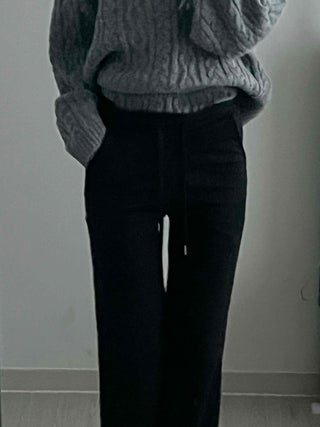 Soft Straight Bootcut Jogger Training Pants