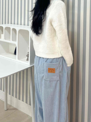 Cotton Spandex Drape Maxi Cargo Pocket Long Pants