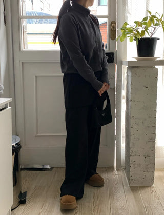 Daily Basic Round Neck Button Cardigan