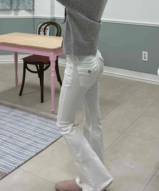 Clean Fit Mini Flare Semi Bootcut Pants